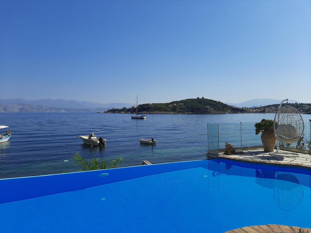 Imerolia Beach Villa Kassiopi Corfu المظهر الخارجي الصورة